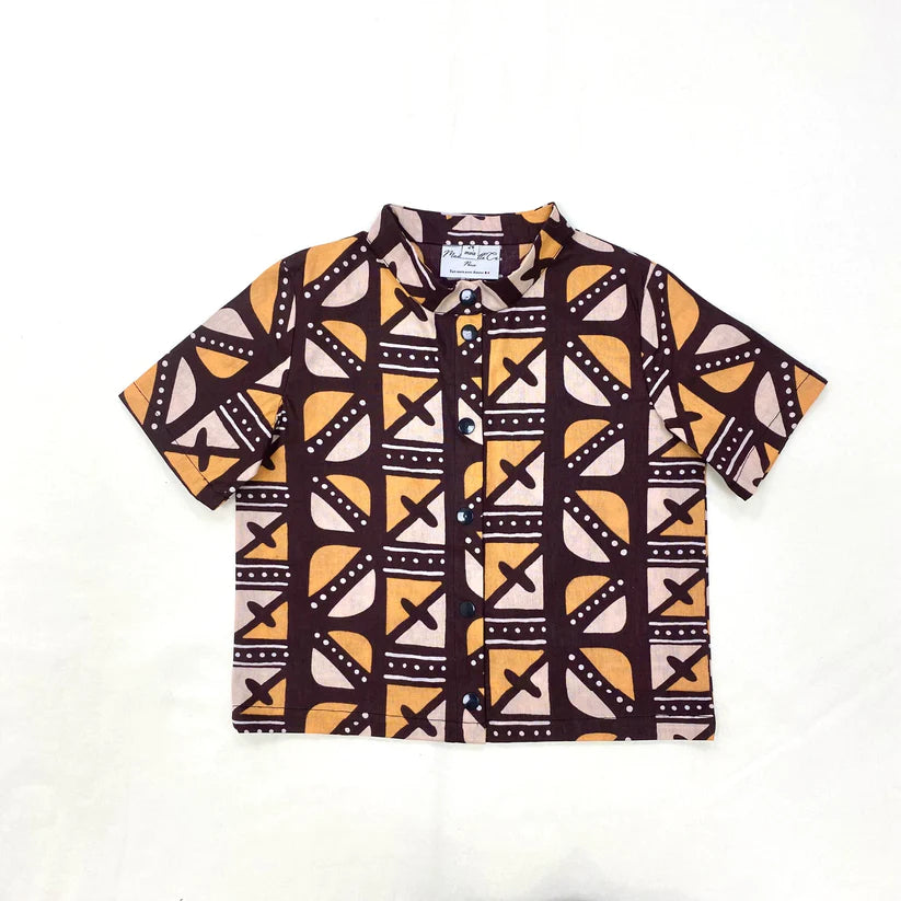 Yucca - Mandarin collar shirt